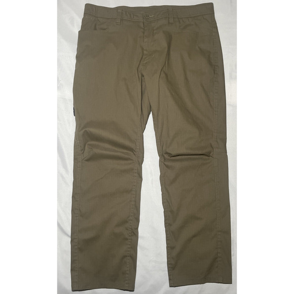 Under Armour Tac Enduro Pants Men 38 x 30 Beige Khaki Loose Tactical Ripstop - Picture 1 of 7